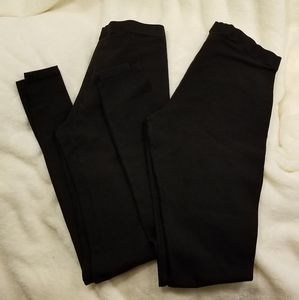 Victoria's Secret Sport Black Cotton Leggings XS